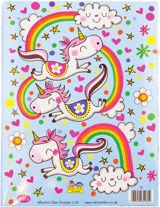 Magical Unicorn Writing Set Wallet by Rachel Ellen Designs - Image 3