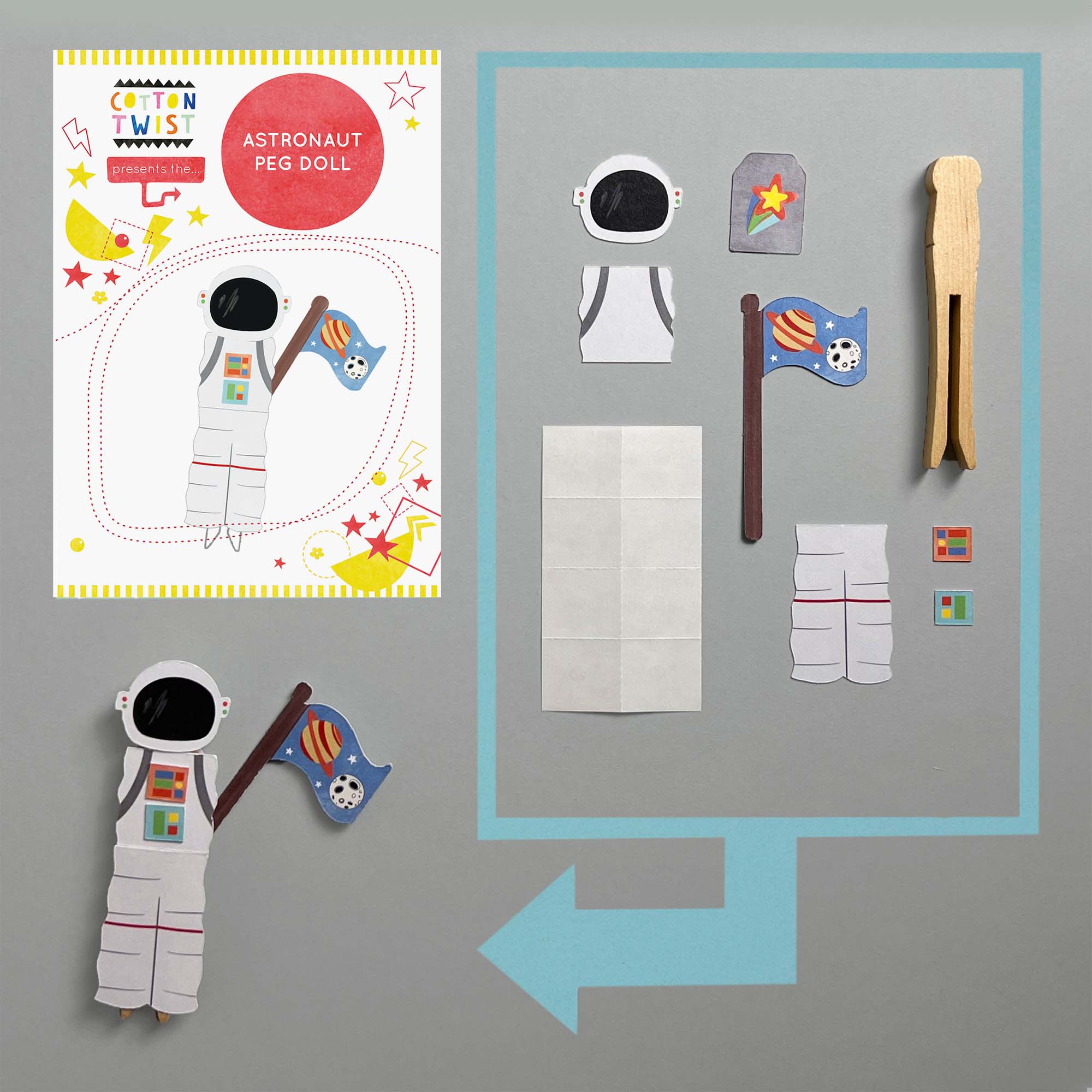 Make Your Own Astronaut Peg Doll - Image 4
