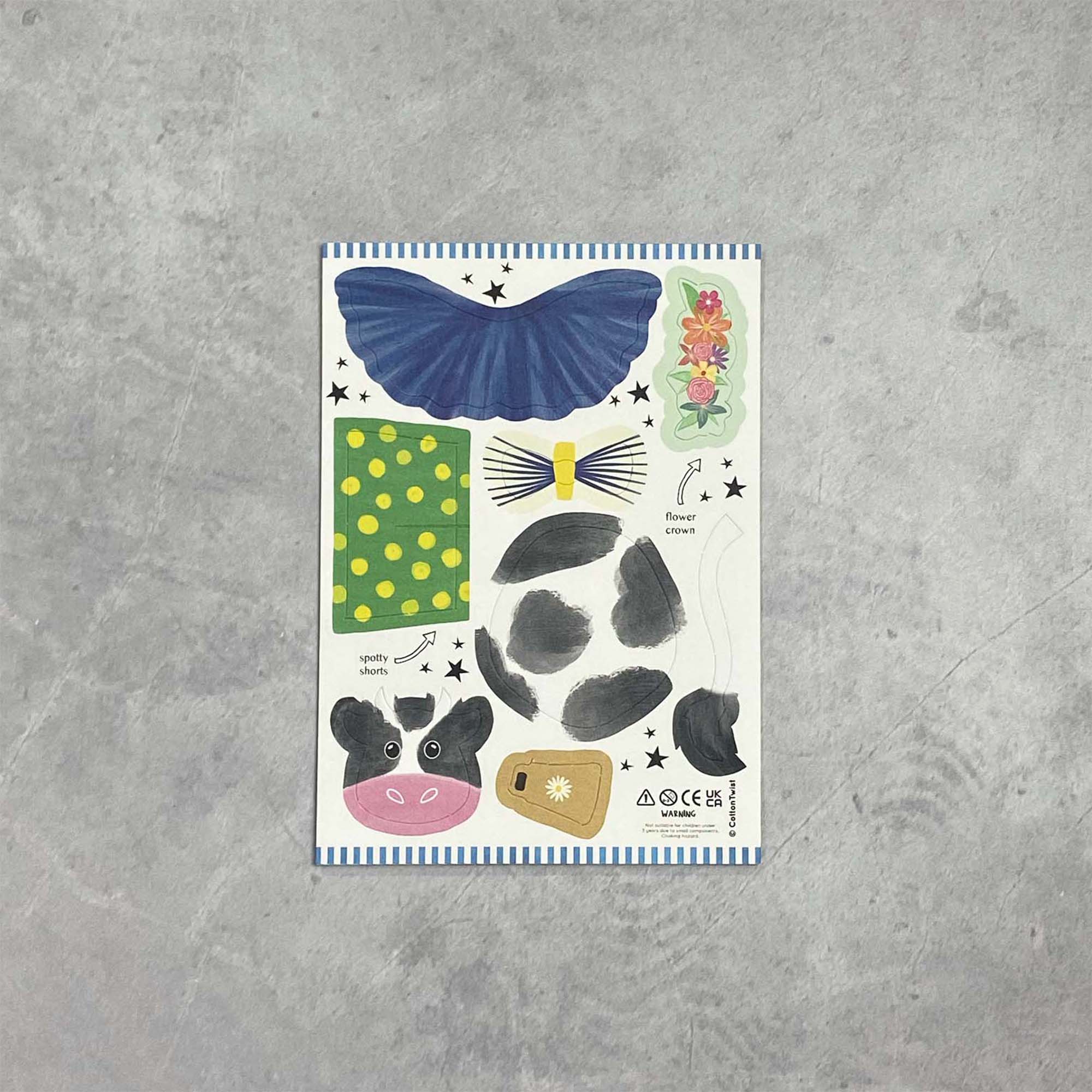 Make Your Own Cow Peg Doll - Image 4