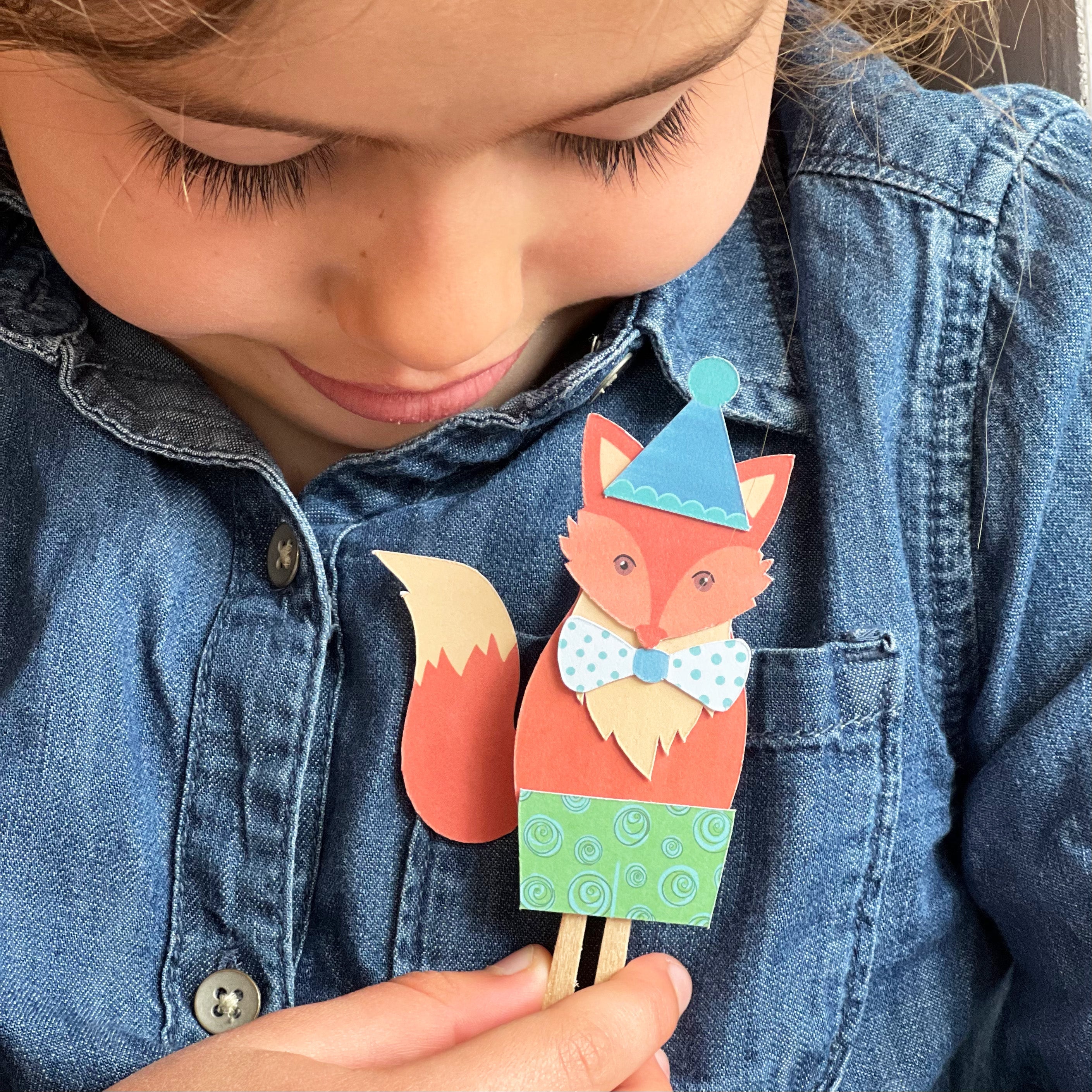 Make Your Own Fox Peg Doll Kit - Image 3