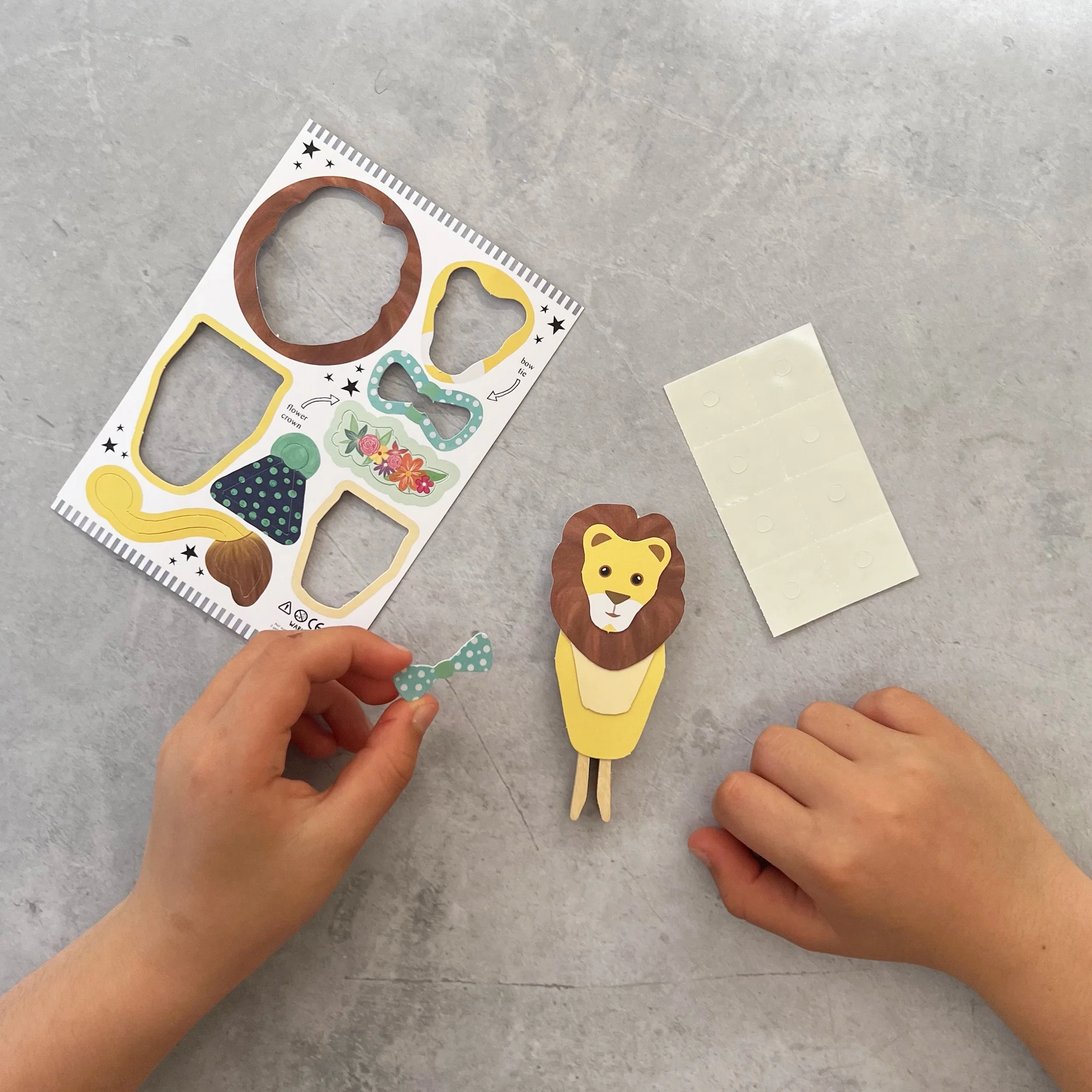 Make Your Own Lion Peg Doll Kit - Image 6