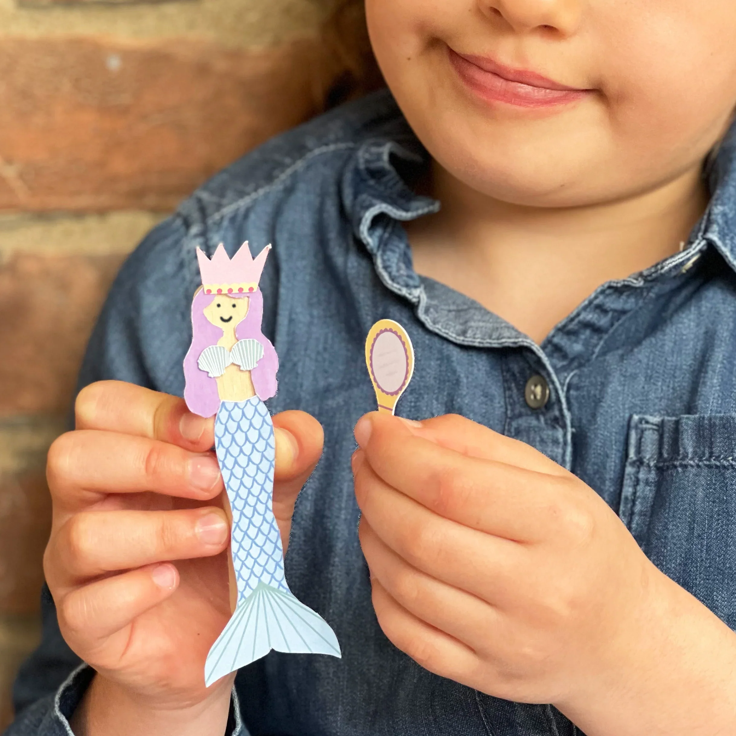Make Your Own Mermaid Peg Doll - Image 4