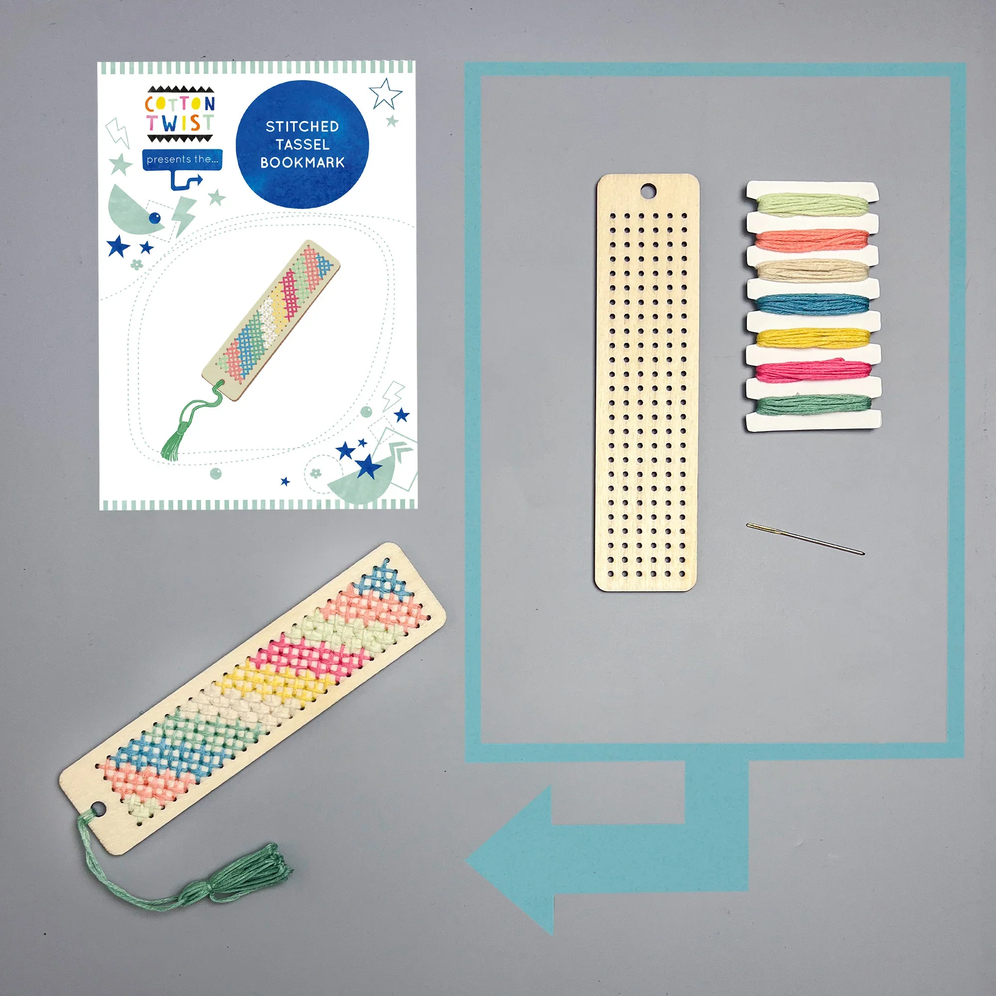 Make Your Own Stitched Tassel Bookmark - Image 5