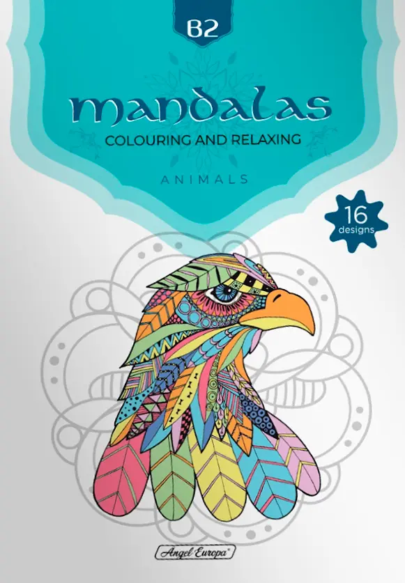 Mandalas Animals Adult Colouring and Relaxing Book - Set of 4 - Image 3