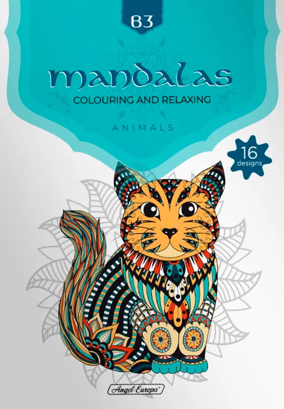 Mandalas Animals Adult Colouring and Relaxing Book - Set of 4 - Image 4