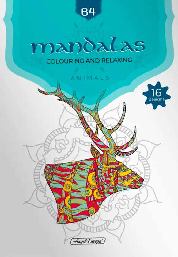 Mandalas Animals Adult Colouring and Relaxing Book - Set of 4 - Image 5