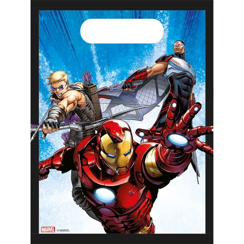 Marvel Avengers Evergreen Paper Party Bags (Pack of 4)