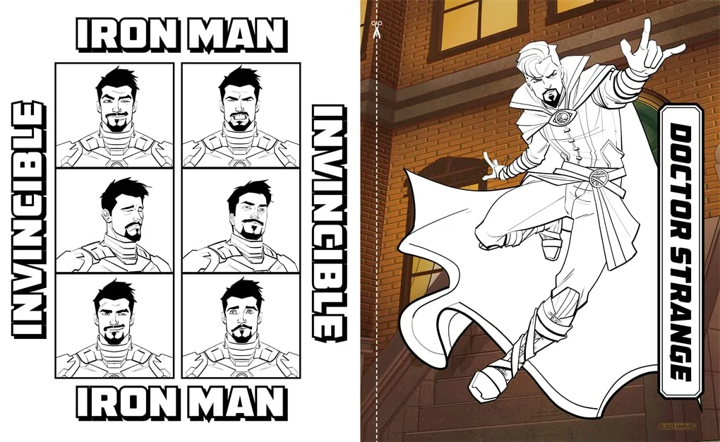 Marvel Avengers Iron Man: 3 in 1 Colouring Book - Image 3