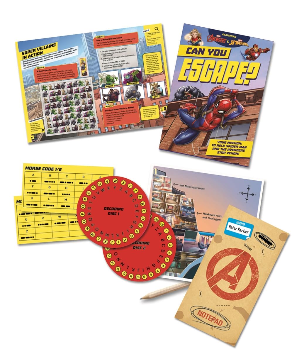 Marvel: Can You Escape? Challenge / Activity Book - Image 2