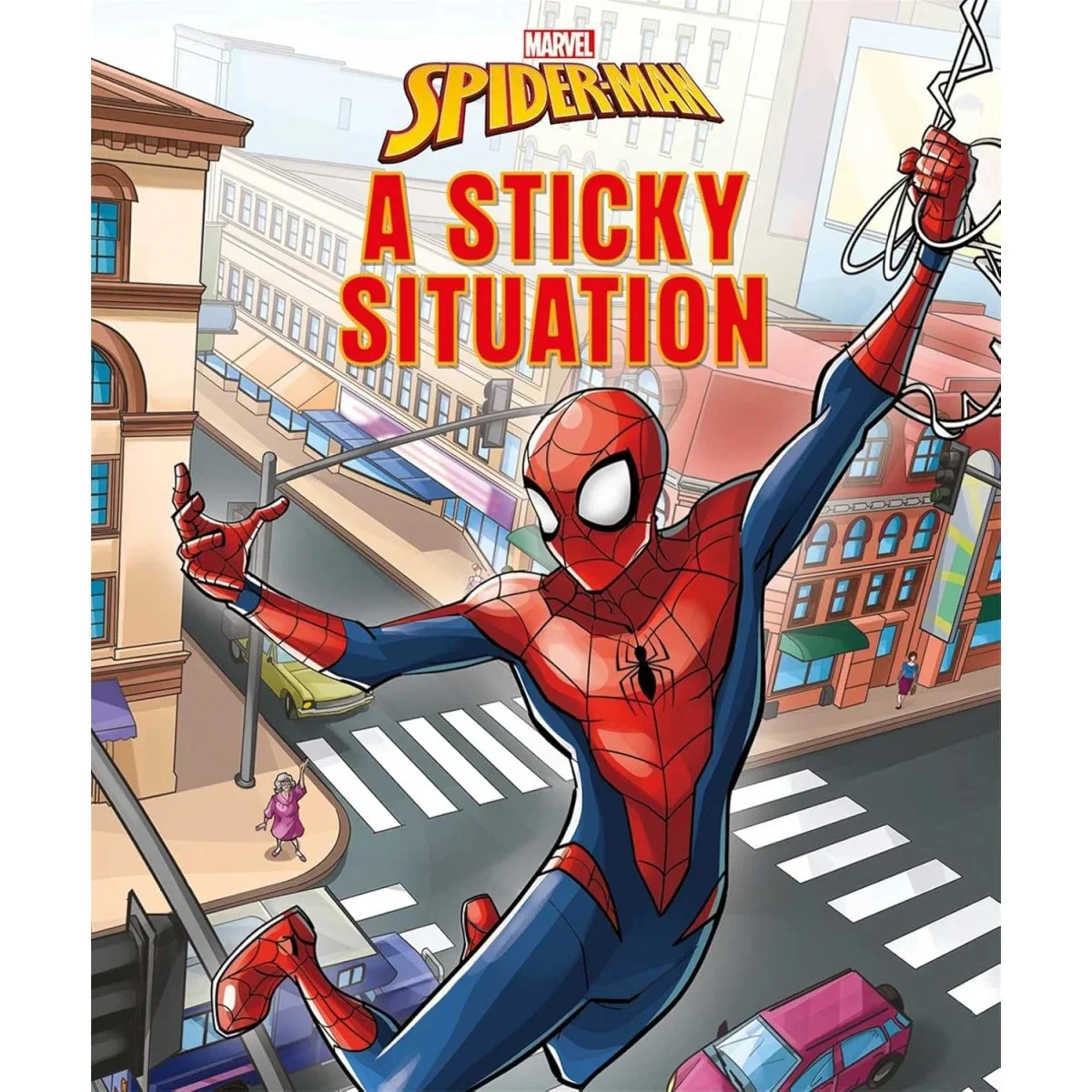 Marvel Spider-Man: A Sticky Situation Picture Story Book