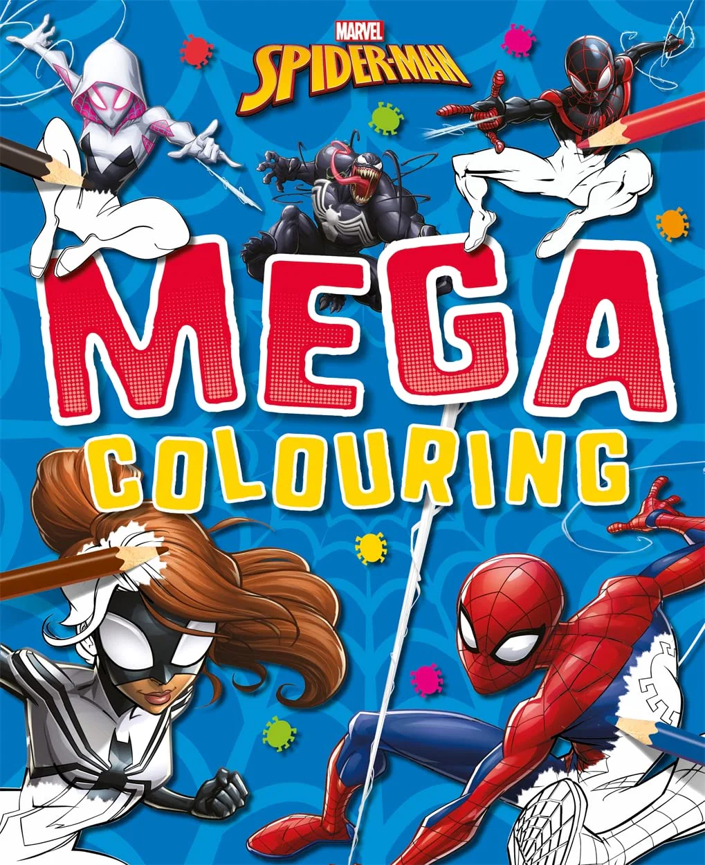 Marvel Spider-Man: Mega Colouring Book
