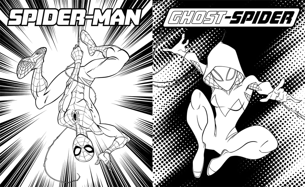 Marvel Spider-Man: Mega Colouring Book - Image 2