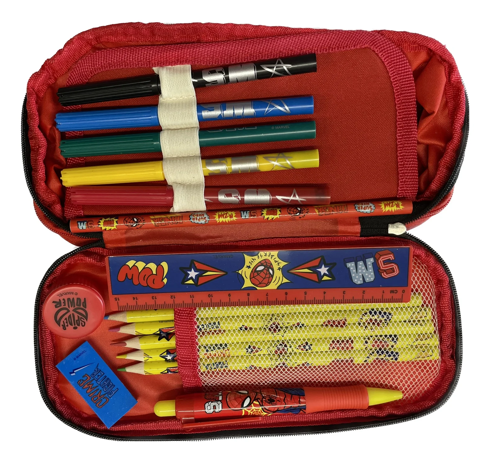 Marvel Spider-Man Stationery Filled Pencil Case Set - Image 2