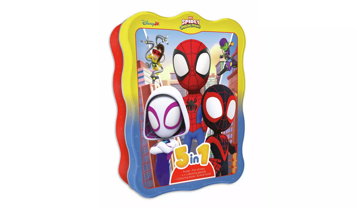 Marvel Spidey 5 In 1 Activity Tin - Image 2