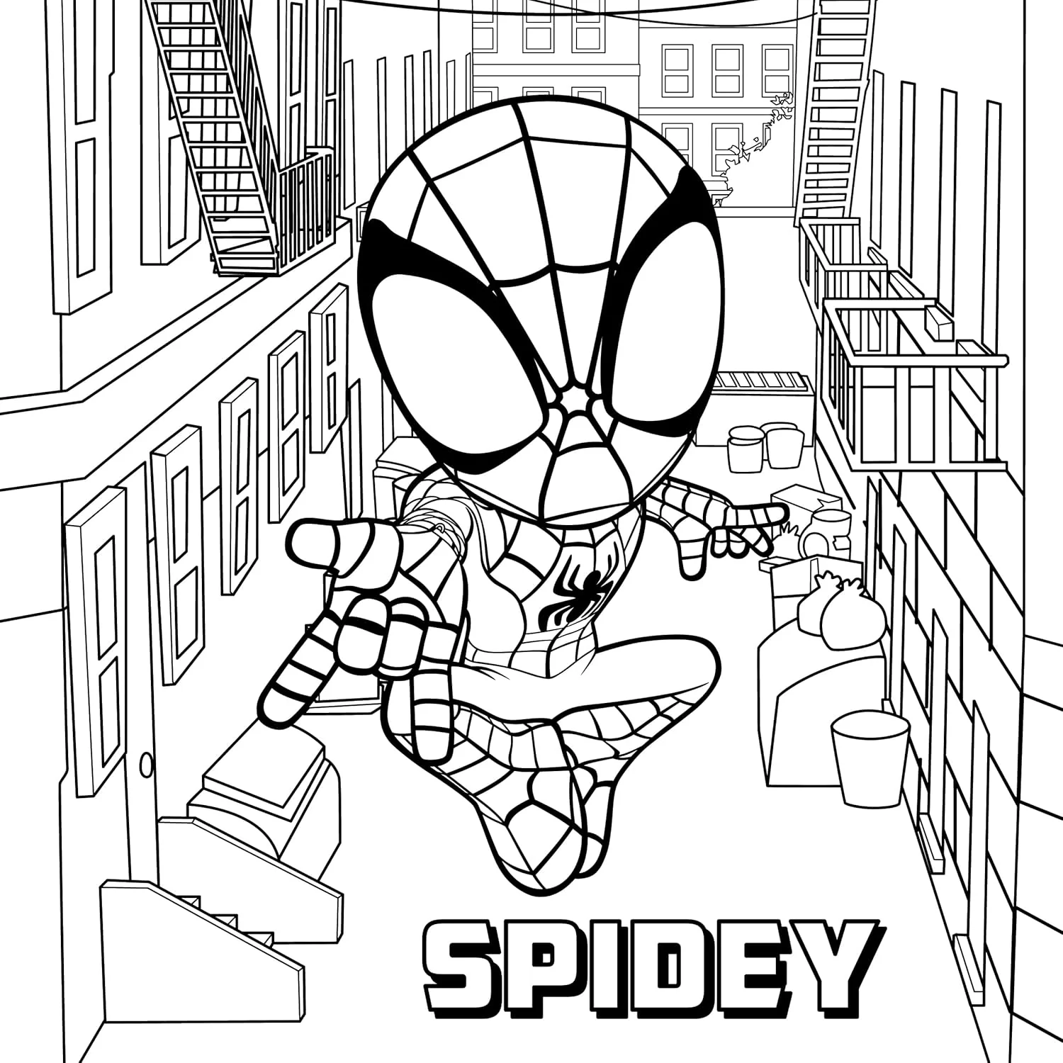 Marvel Spidey and his Amazing Friends: Colourmania Colouring Set - Image 3