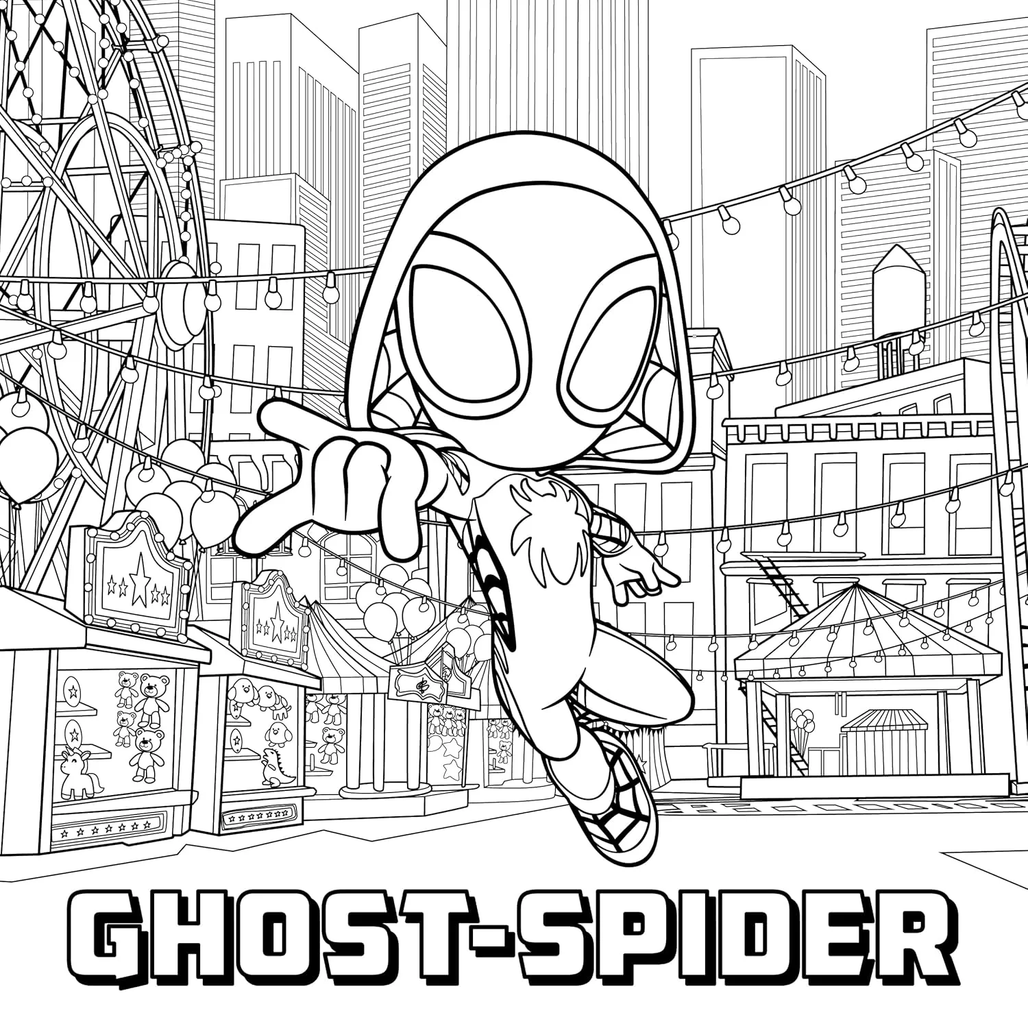 Marvel Spidey and his Amazing Friends: Colourmania Colouring Set - Image 4