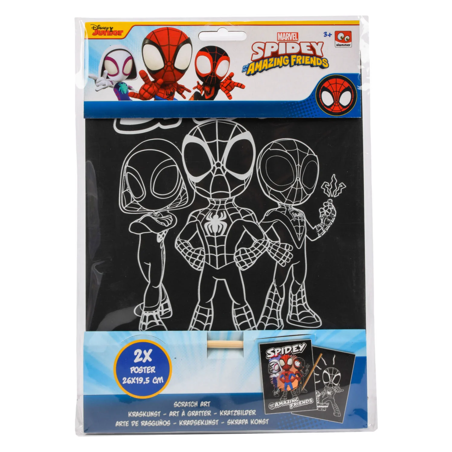 Marvel Spidey Scratch Art – Kids’ Craft