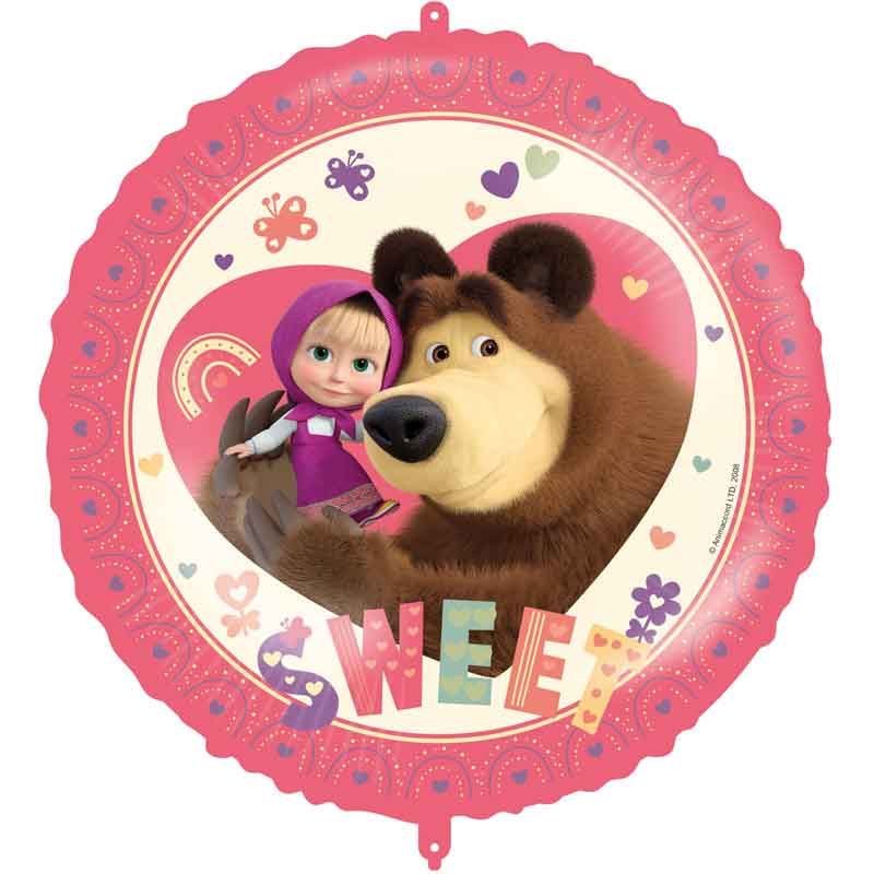 Masha Sweet Heart Foil Balloon (46 cm)