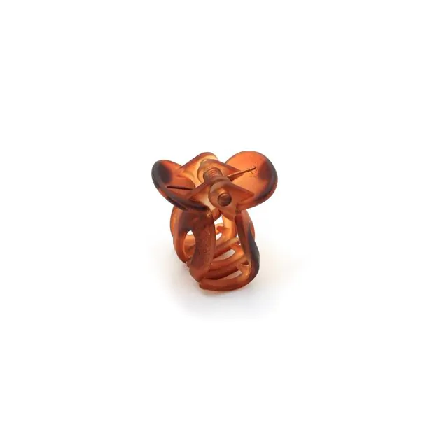 Matt Tortoiseshell Octopus Mini Hair Claw Clip , 2 cm (Pack of 6) - Image 4