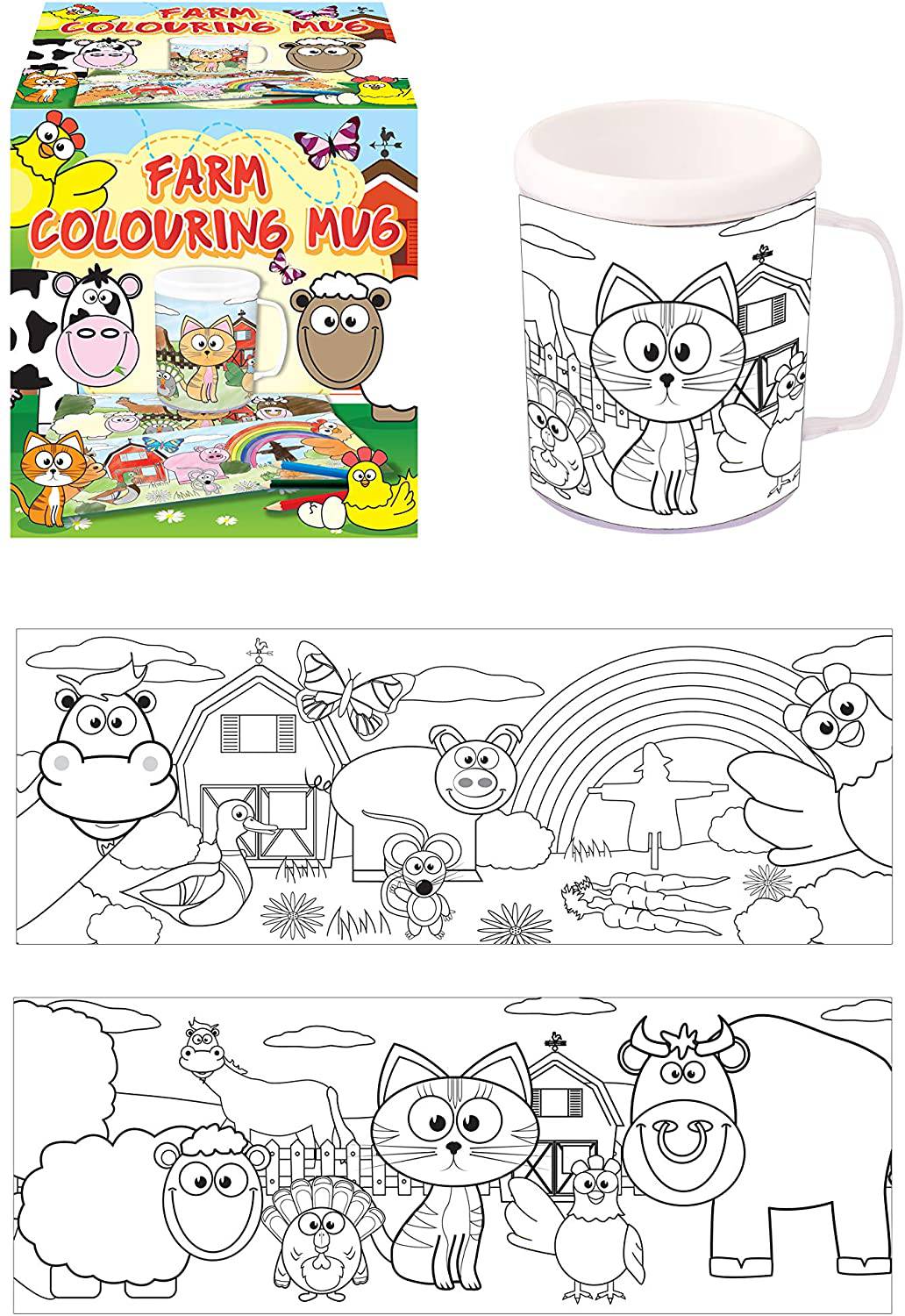 Mega Farm Animals Activity Set - Image 5