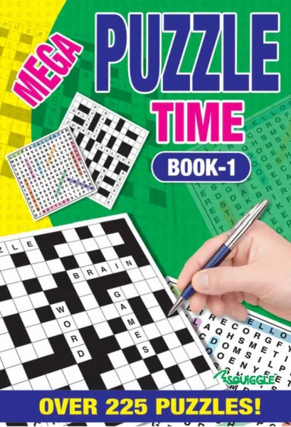 Mega Puzzle Time A5 Puzzles Book - Image 3