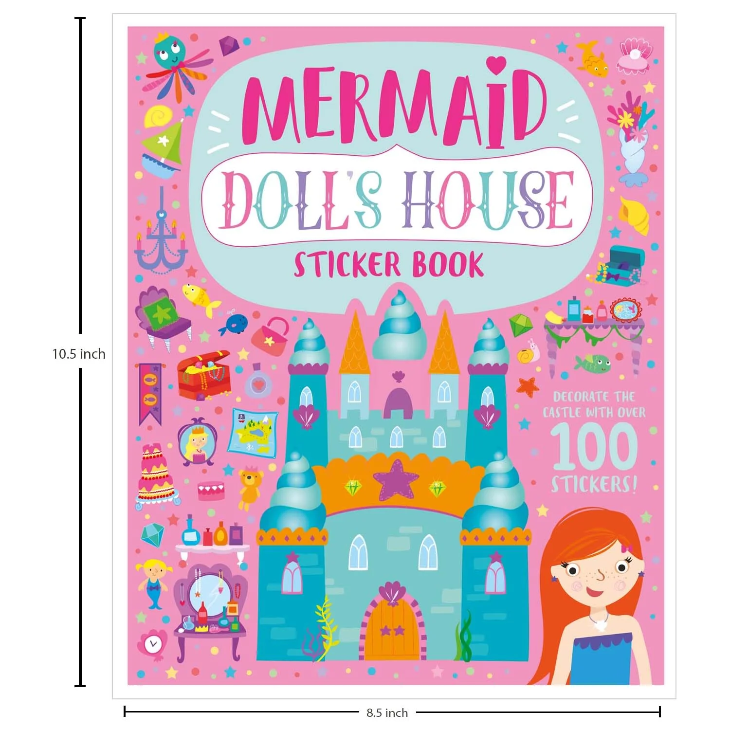 Mermaid Doll’s House Sticker Book - Image 5