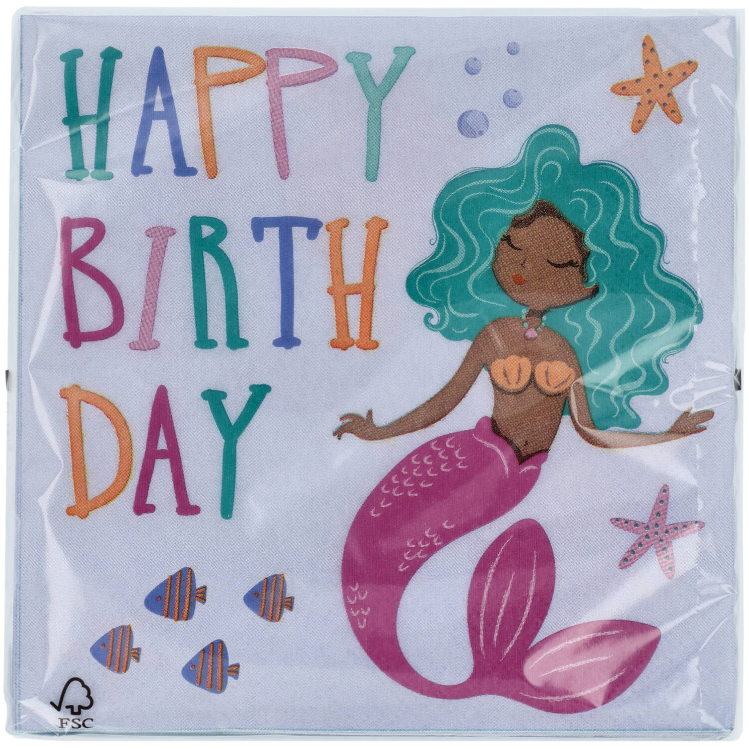 Mermaid Magic Napkins (Pack of 20) - Image 2
