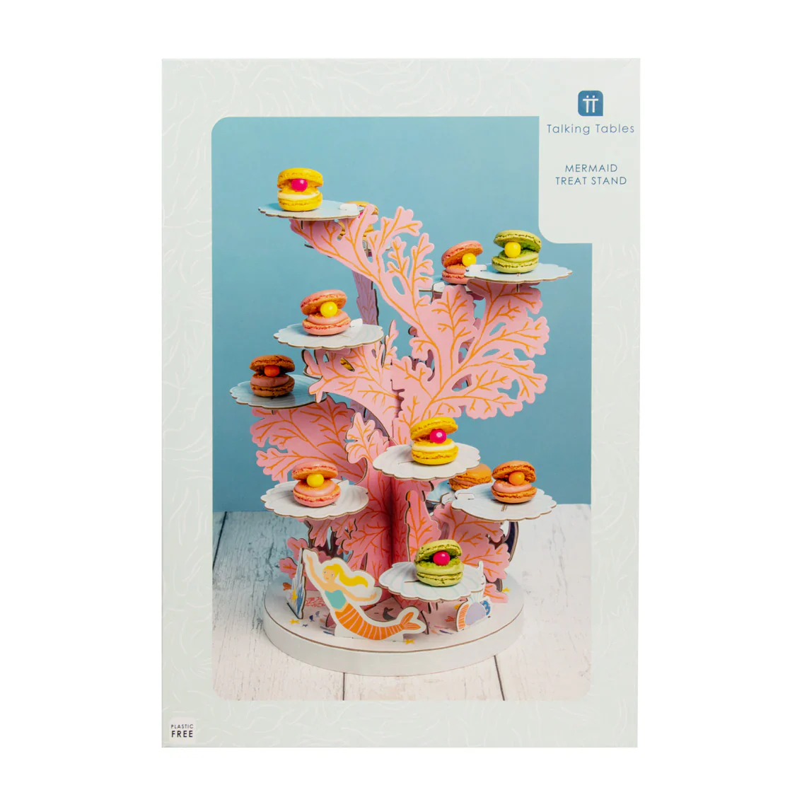 Mermaid Make Waves Coral Reef Cake Stand - Image 4