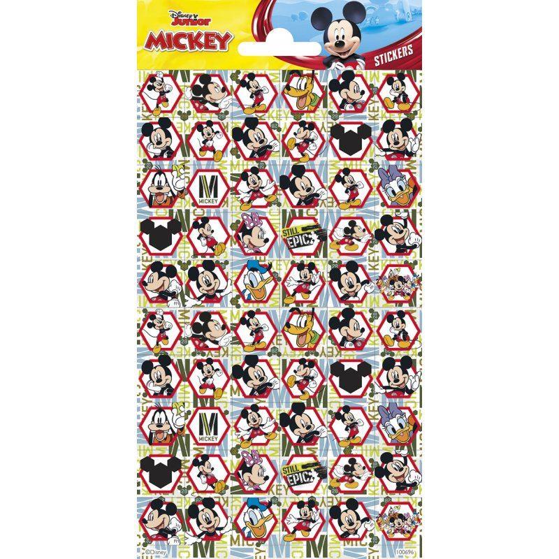 Mickey Mouse Sheet of 60 Mini Stickers - 102 x 200mm