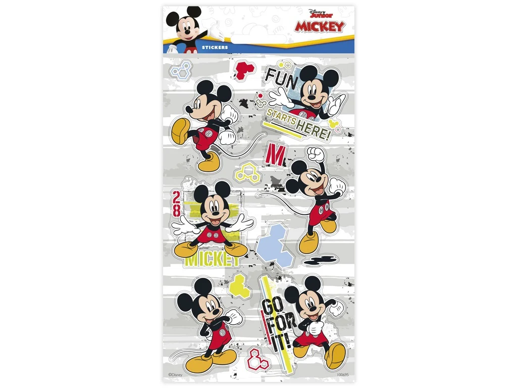 Mickey Mouse Sticker Sheet (10 x 20cm)