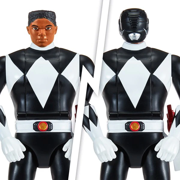 Mighty Morphin Power Rangers Auto-Morphin Black Ranger Action Figure Toy - Image 4