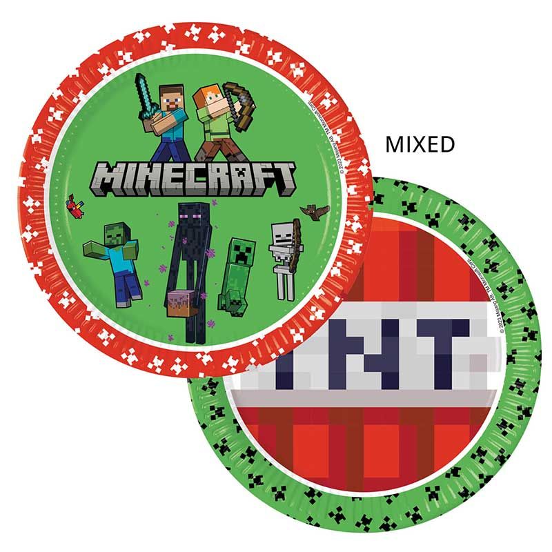 Minecraft Party Pack for 16 – Plates, Cups, Napkins - Image 2