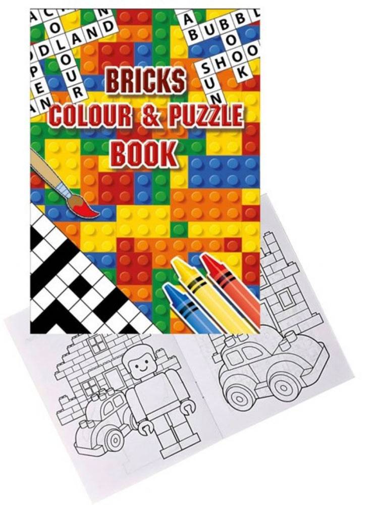 Mini Bricks Colour & Puzzle Books