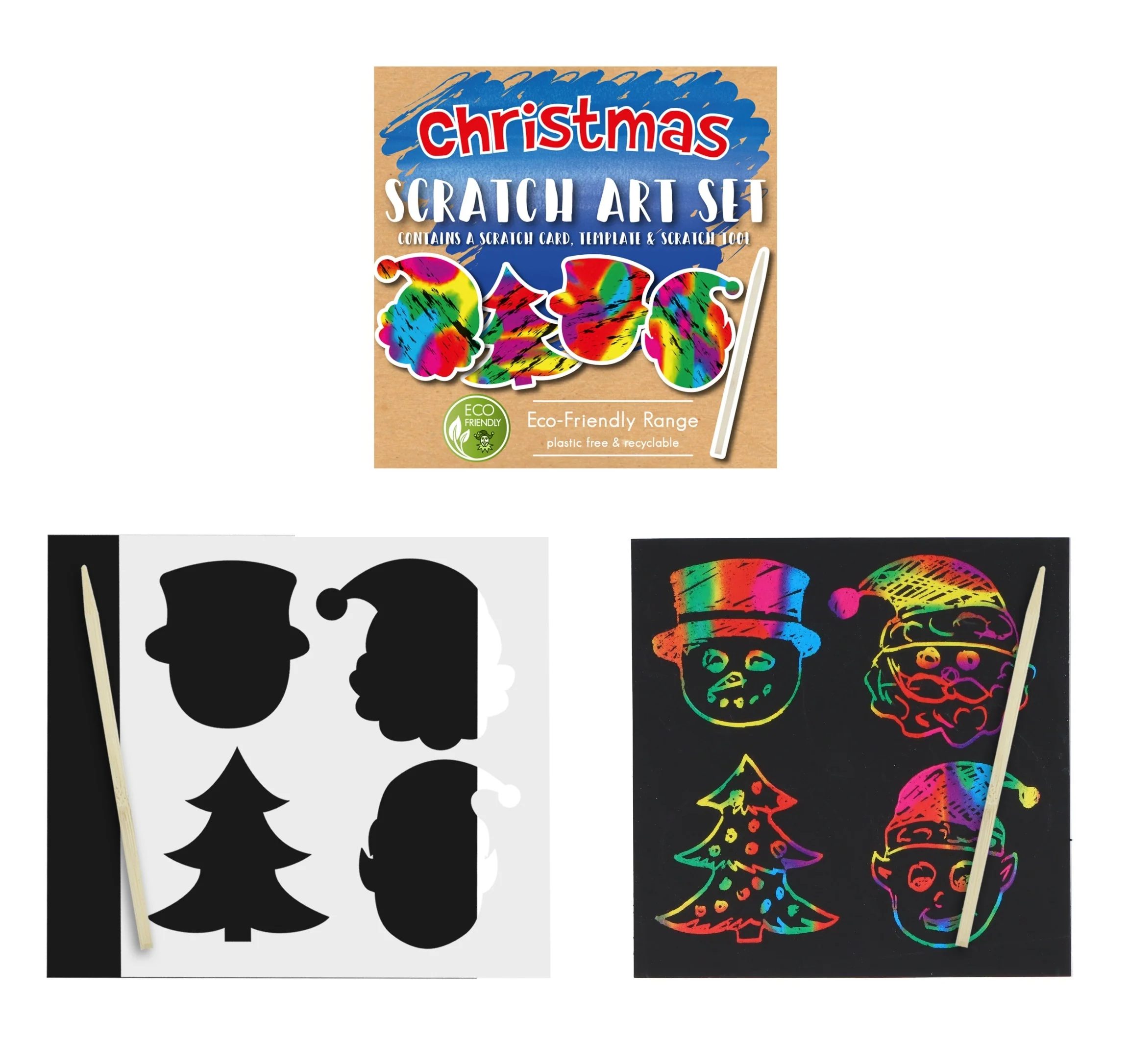Mini Christmas Scratch Art Set