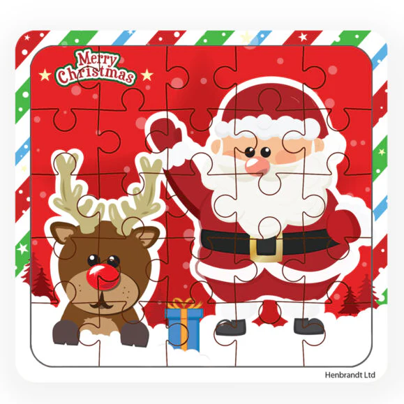 Mini Christmas Themed Jigsaw Puzzles - Image 2
