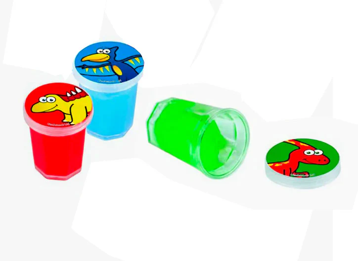 Mini Dinosaur Slime Barrel