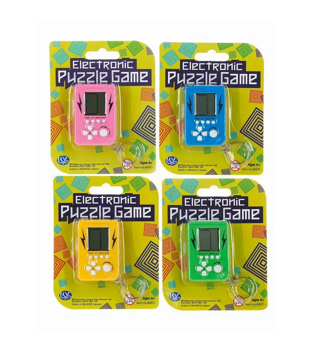 Mini Electronic Block Game Keyring