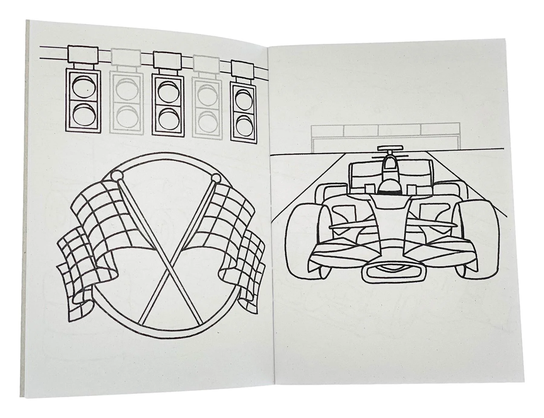 Mini Racing Car Sticker Activity Book - Image 3
