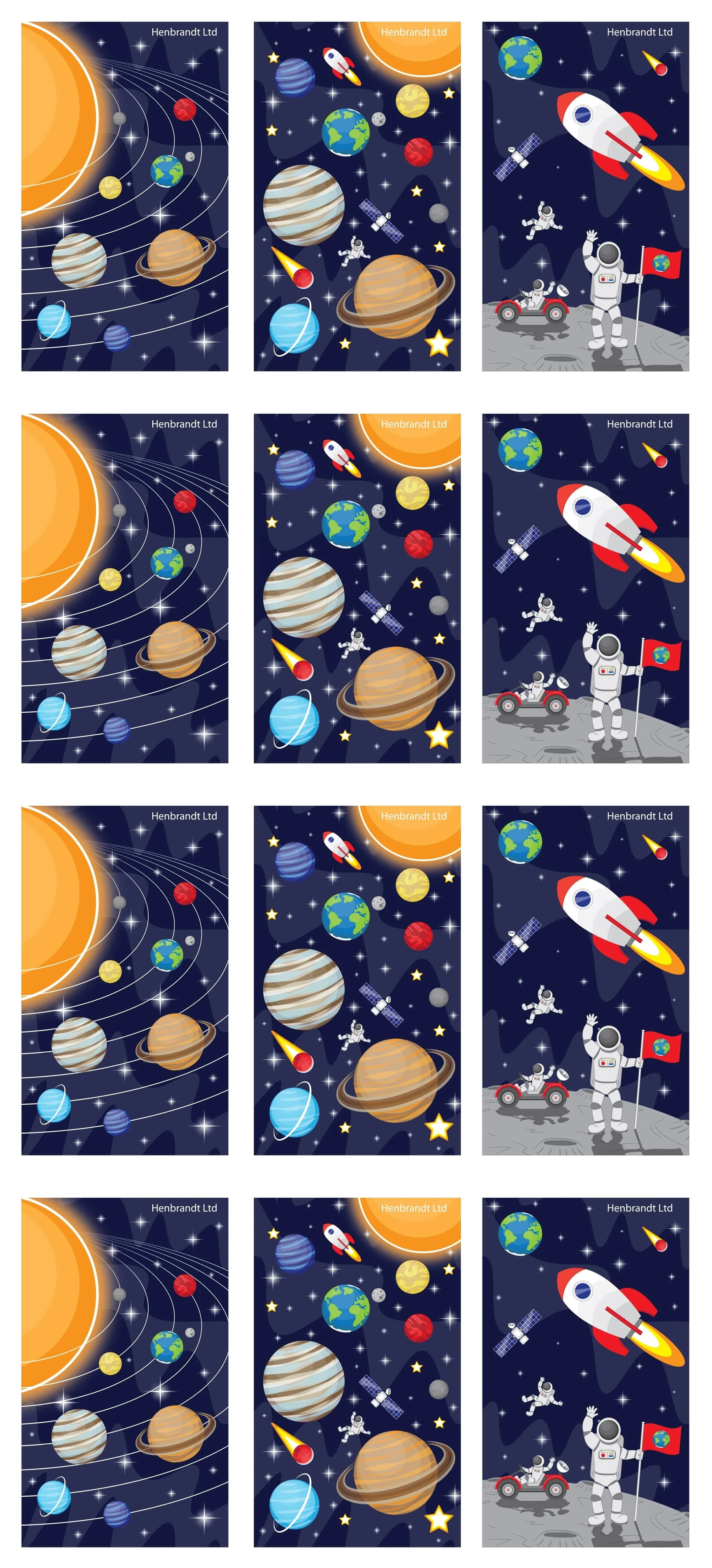 Mini Space Notebooks