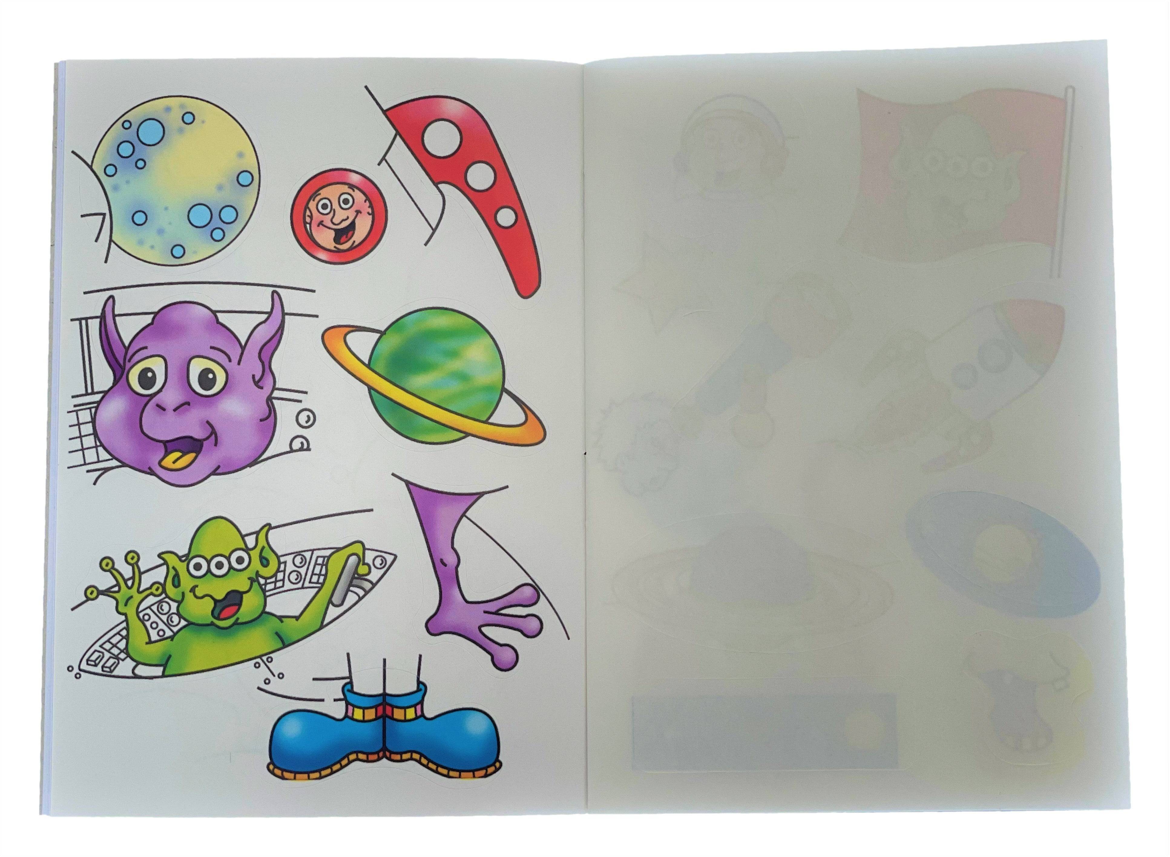 Mini Space Sticker Activity Book - Image 3