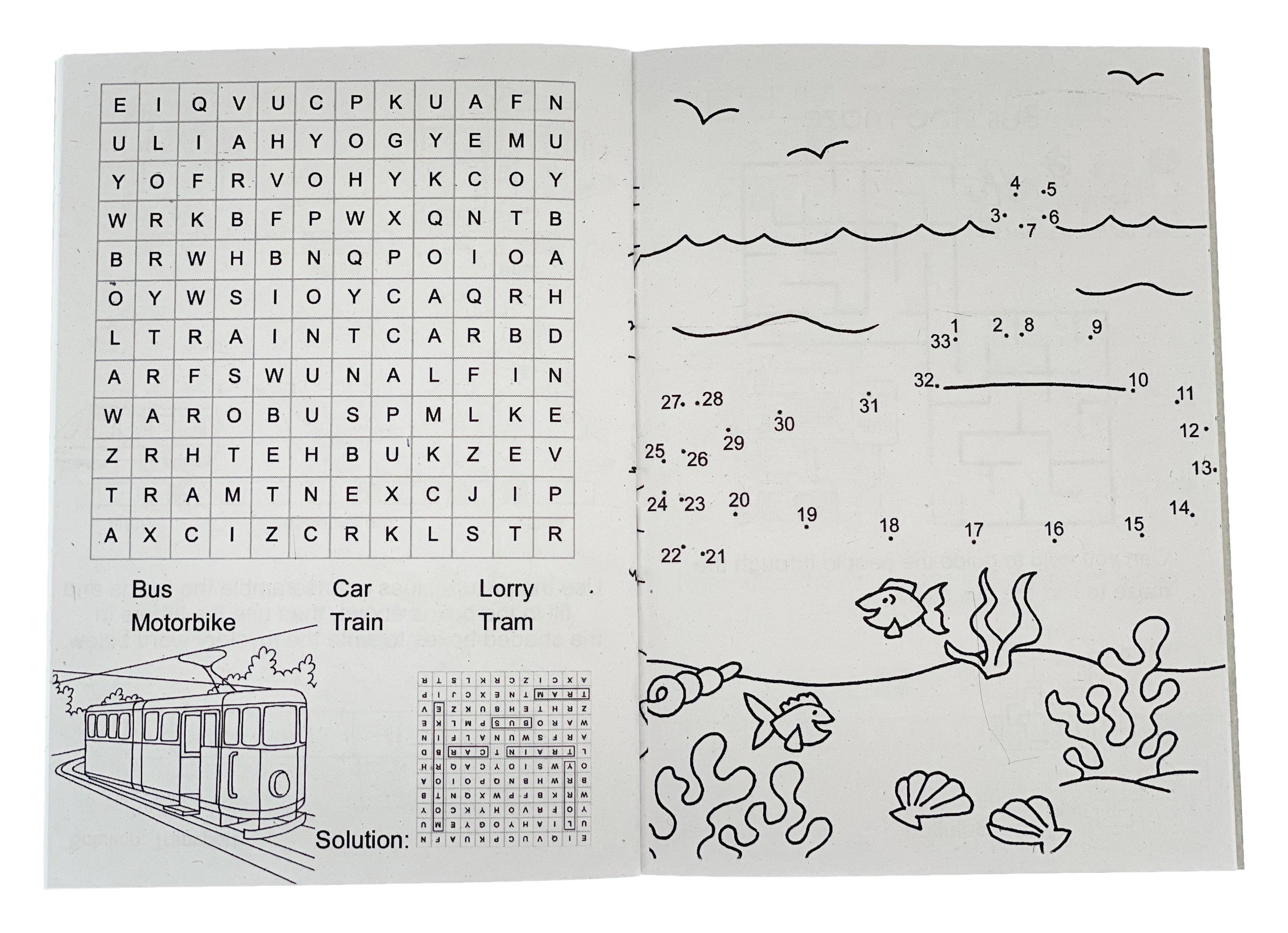 Mini Transport Sticker Activity Books - Image 5