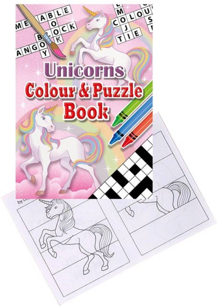 Mini Unicorns Colour & Puzzle Books