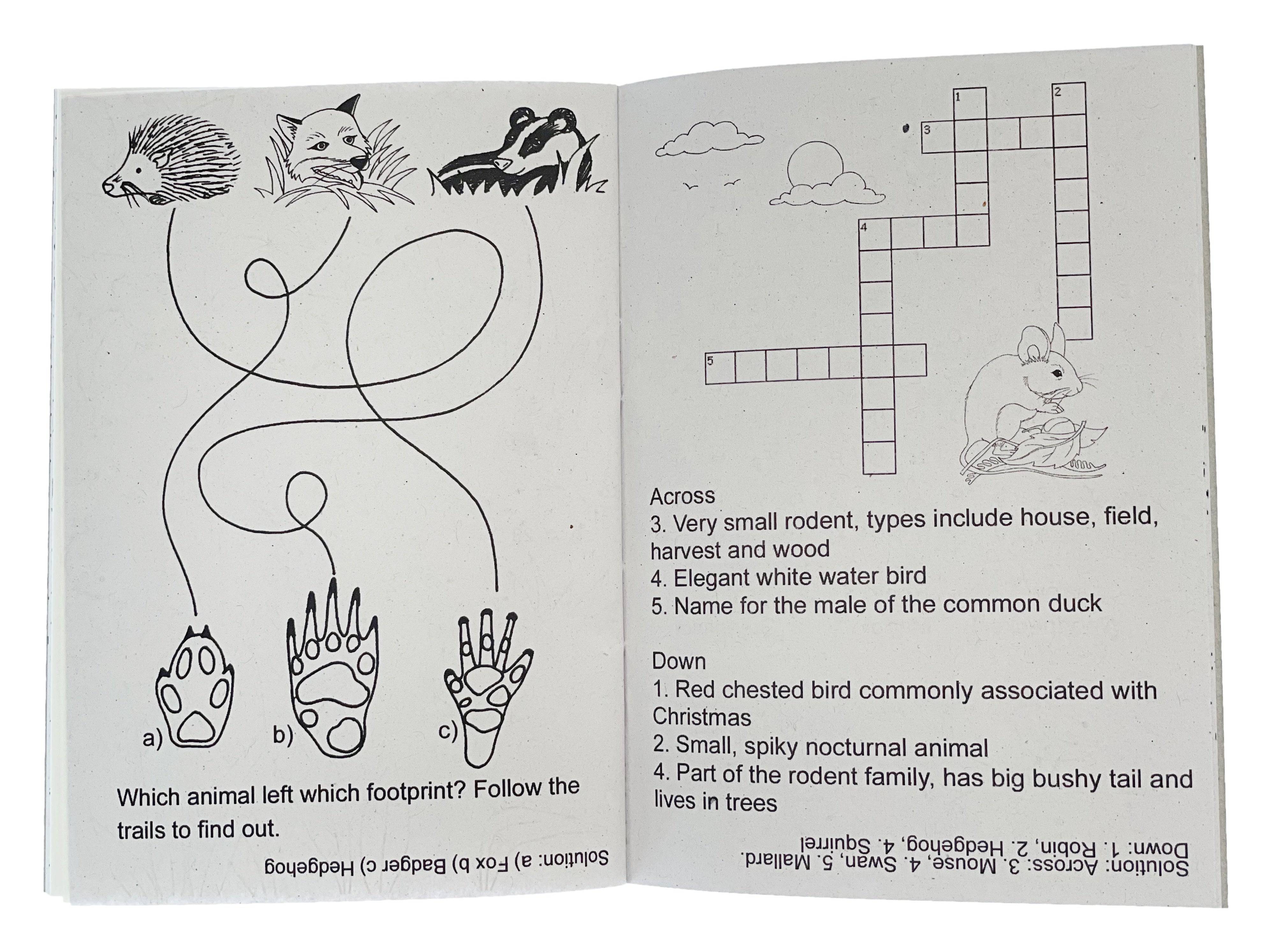 Mini Wildlife Sticker Activity Books - Image 4