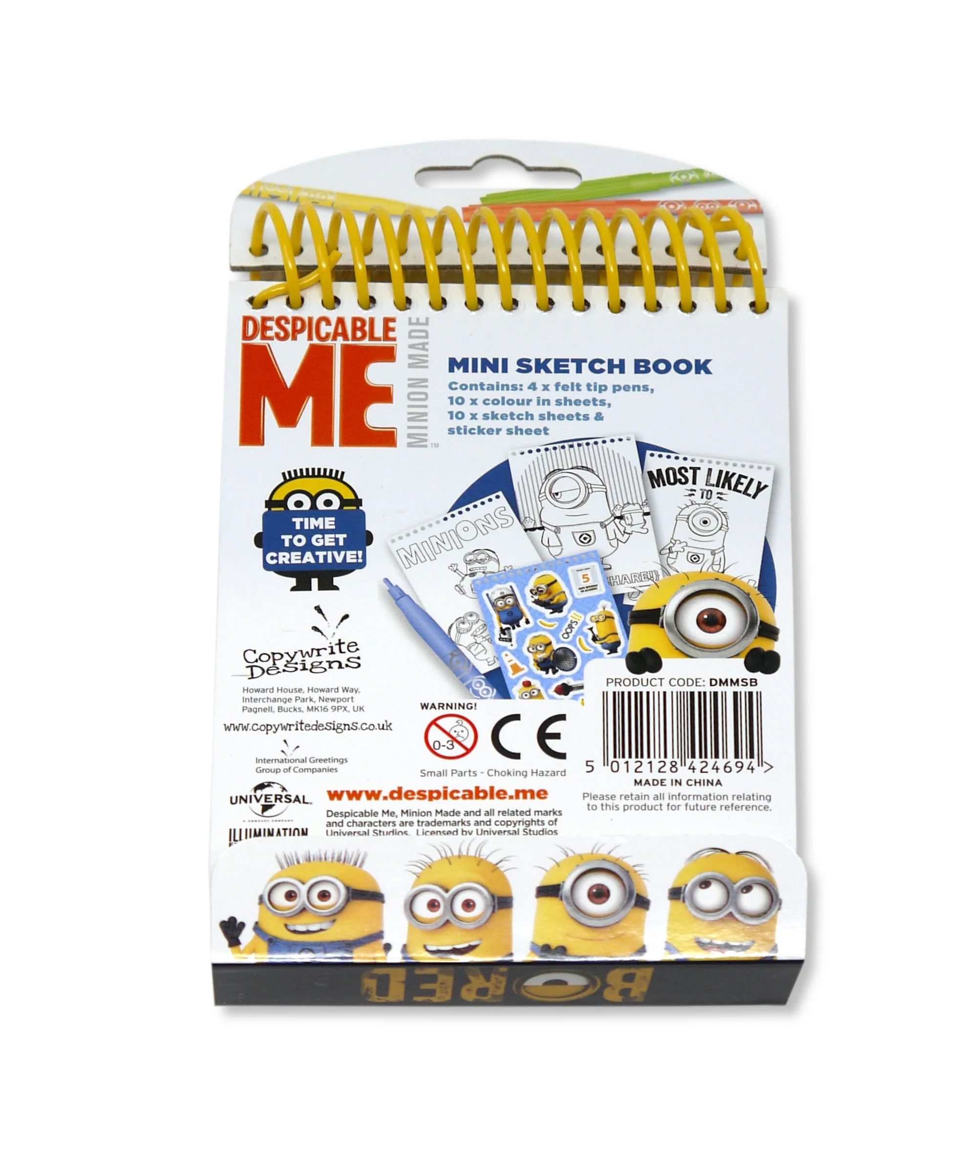 Minions Mini Sketch Book - Image 3