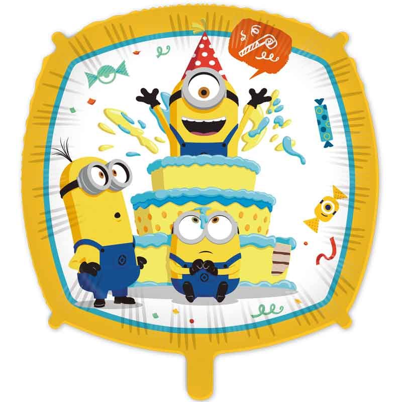 Minions: The Rise of Gru Square Foil Balloon, 43 cm