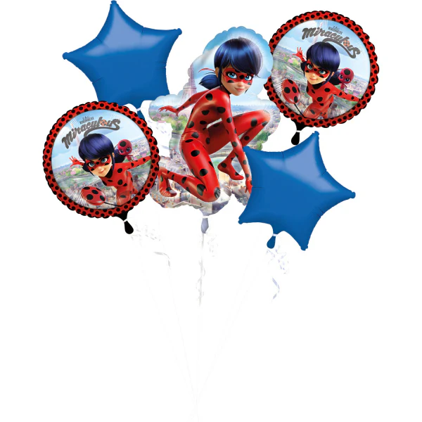 Miraculous Foil Balloon Bouquet