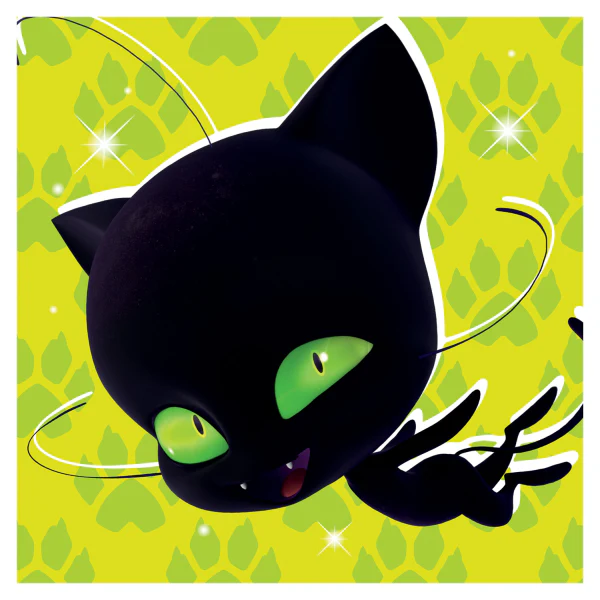 Miraculous Ladybug Paper Napkins 33cm Pack of 16 - Image 2