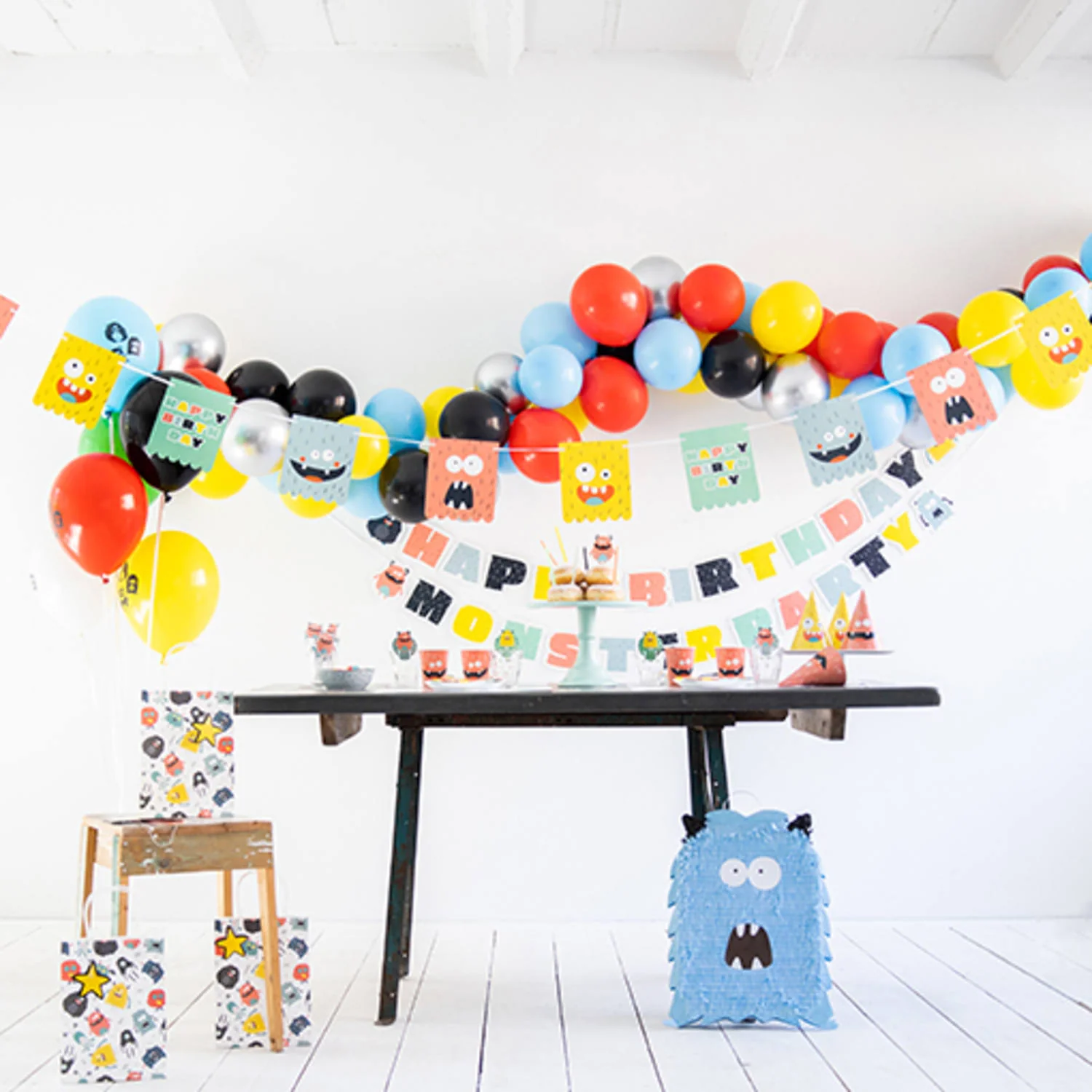 Monster Bash Birthday Party Bunting Banner, 6m - Image 3