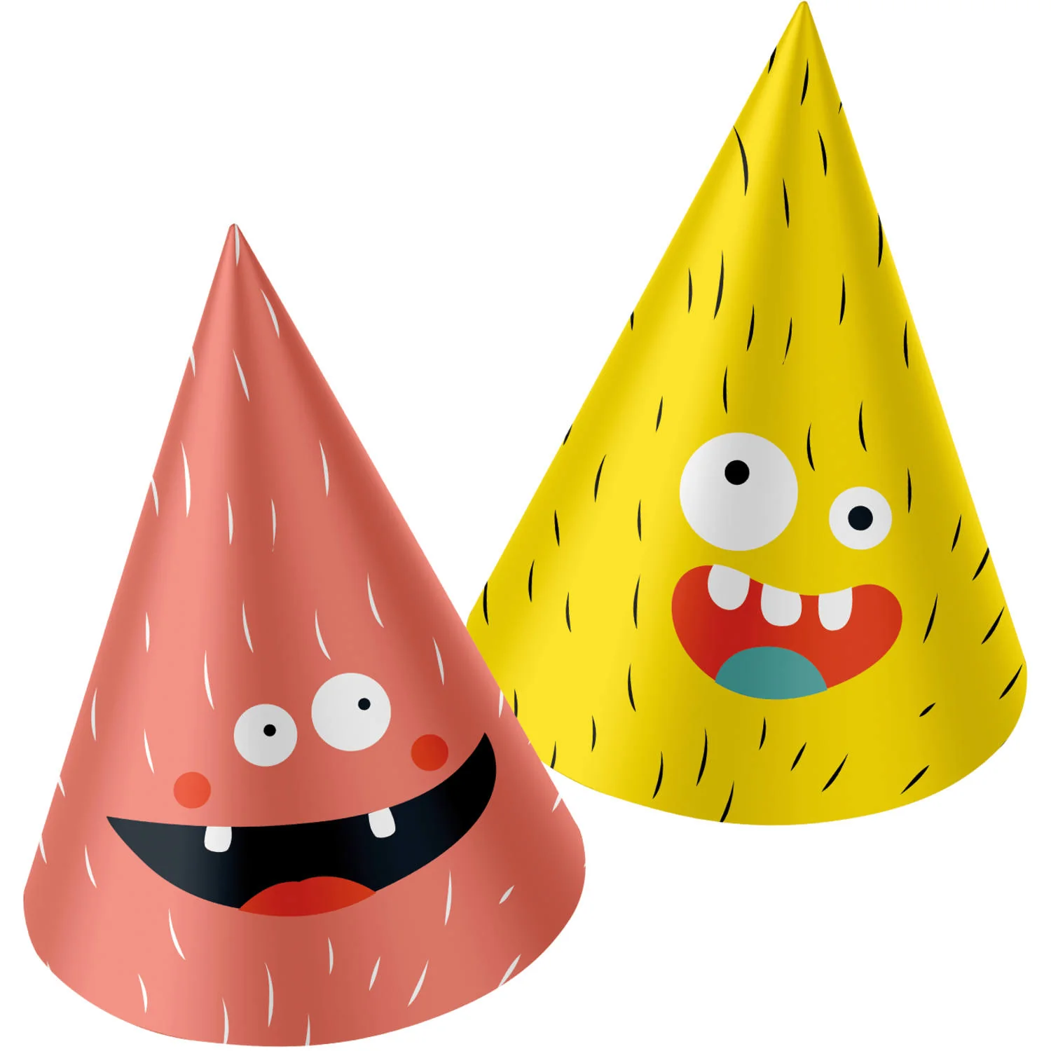 Monster Bash Kids Party Hats (Pack of 6)
