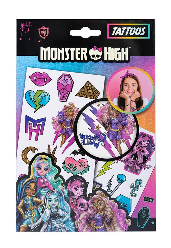 Monster High Children's Temporary Tattoos